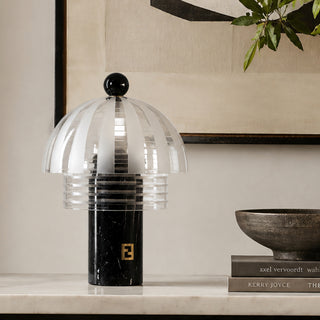 Striara Marble Dome Table Lamp