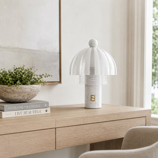 Striara Marble Dome Table Lamp