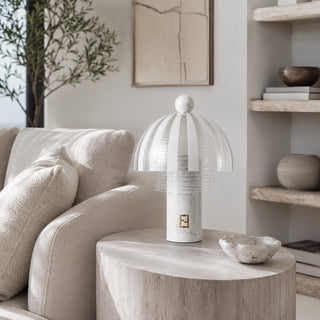 Striara Marble Dome Table Lamp
