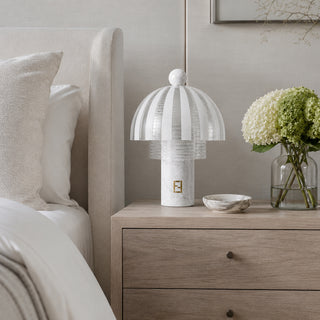 Striara Marble Dome Table Lamp