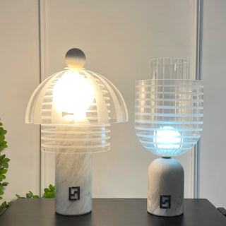 Striara Marble Dome Table Lamp