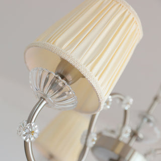 Valerine Pleated Scroll Chandelier