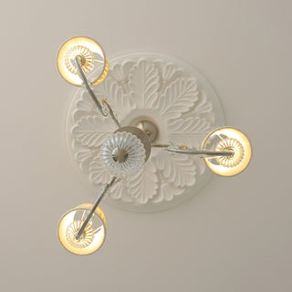 Valerine Pleated Scroll Chandelier