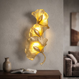 Vandora Ginkgo Leaf Sconce