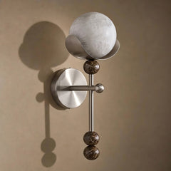 Satin Nickel & White