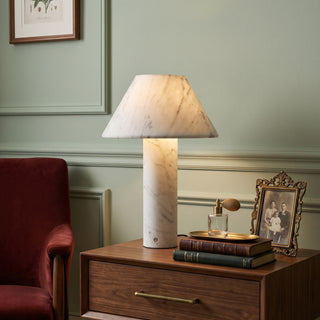 Verdelle Marble Rechargeable Table Lamp
