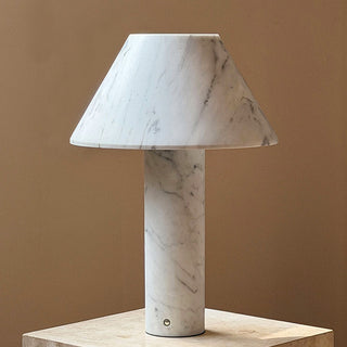 Verdelle Marble Rechargeable Table Lamp