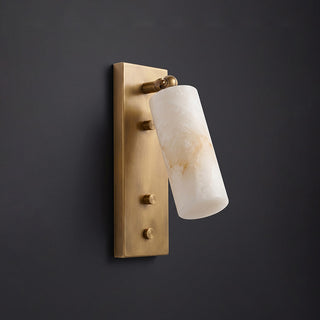 Vesperis Pivot Alabaster Sconce