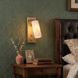 Vesperis Pivot Alabaster Sconce