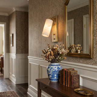 Vesperis Pivot Alabaster Sconce