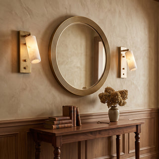 Vesperis Pivot Alabaster Sconce
