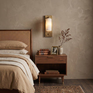 Vesperis Pivot Alabaster Sconce