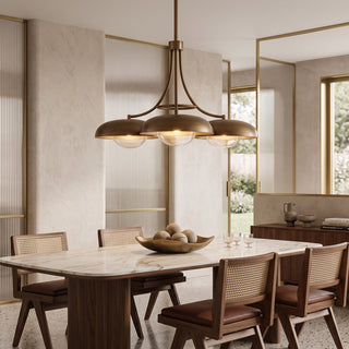 Zarith Dome Trio Chandelier