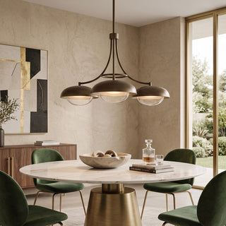 Zarith Dome Trio Chandelier