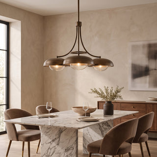 Zarith Dome Trio Chandelier