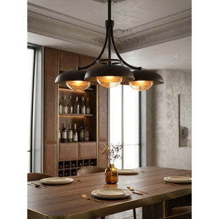 Zarith Dome Trio Chandelier