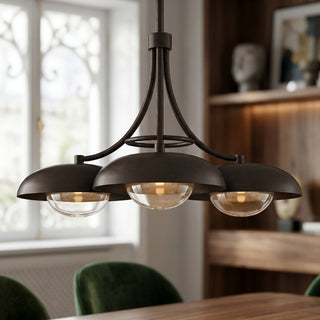 Zarith Dome Trio Chandelier