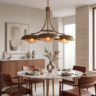 Zarith Dome Trio Chandelier
