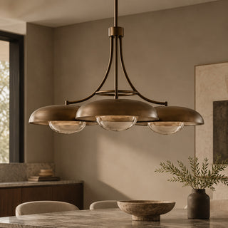Zarith Dome Trio Chandelier