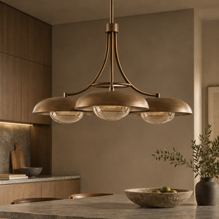 Zarith Dome Trio Chandelier