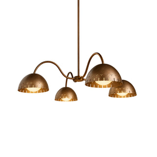 Zelyra Perforated Dome Chandelier
