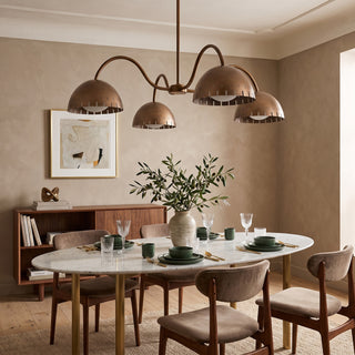 Zelyra Perforated Dome Chandelier