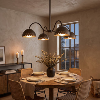 Zelyra Perforated Dome Chandelier