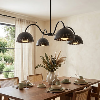 Zelyra Perforated Dome Chandelier