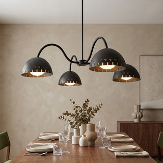 Zelyra Perforated Dome Chandelier