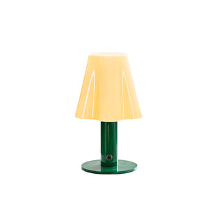 Pippa Fluted Glass Table Lamp (Built-in Battery)