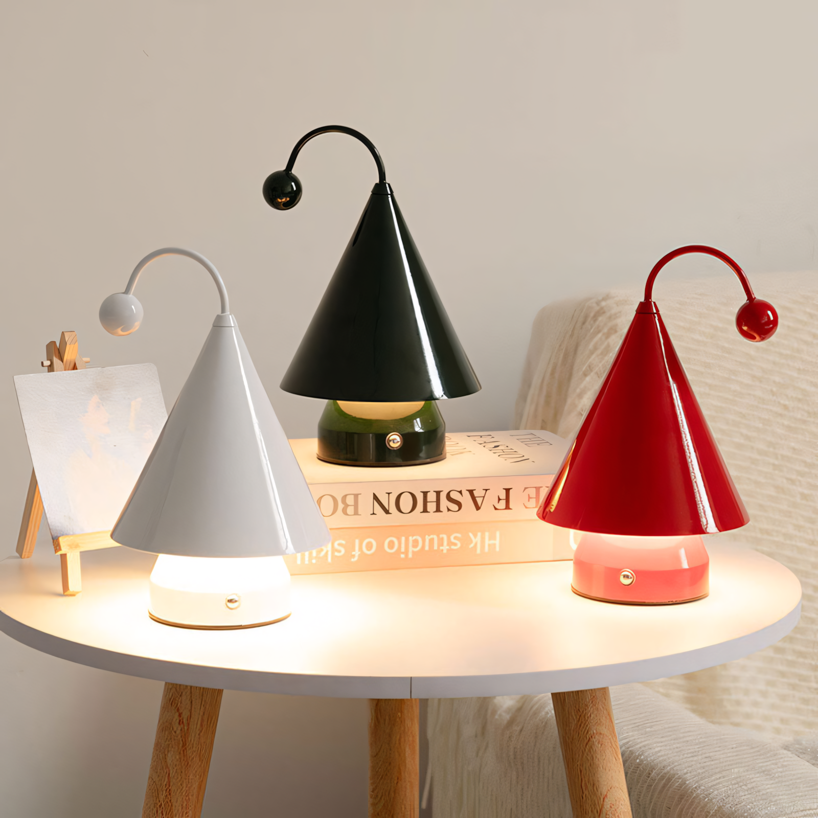 Pippin Cone Rechargeable Table Lamp