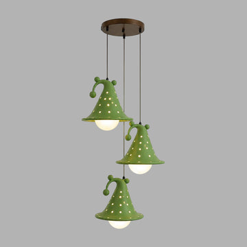 3 heads: Round Canopy