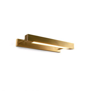 Plinth Brass Linear Sconce