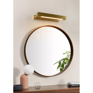 Plinth Brass Linear Sconce