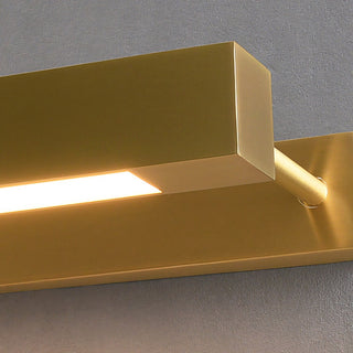Plinth Brass Linear Sconce