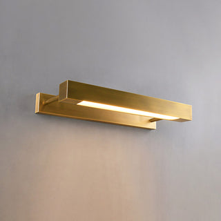 Plinth Brass Linear Sconce