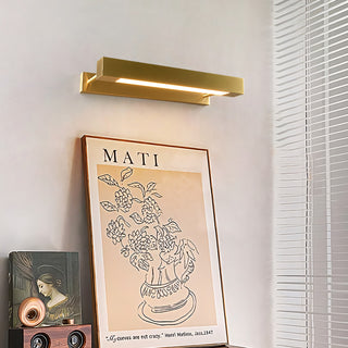 Plinth Brass Linear Sconce