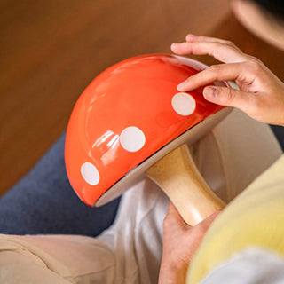 Polka Dot Mushroom Table Lamp