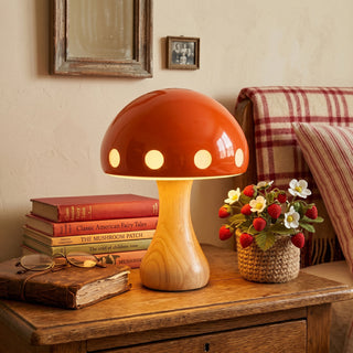 Polka Dot Mushroom Table Lamp