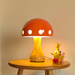 Polka Dot Mushroom Table Lamp