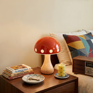 Polka Dot Mushroom Table Lamp