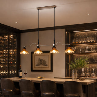 Primrose Linear Glass Chandelier