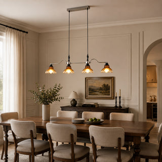 Primrose Linear Glass Chandelier
