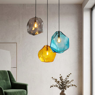Prisma Faceted Glass Pendant Lamp