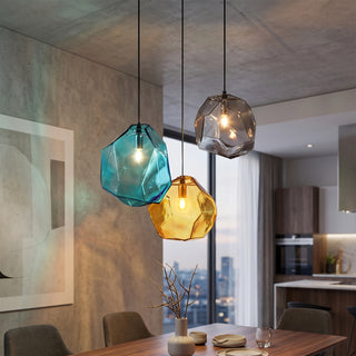 Prisma Faceted Glass Pendant Lamp