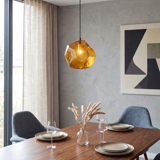 Prisma Faceted Glass Pendant Lamp