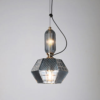 Prisma Smoked Glass Pendant Light