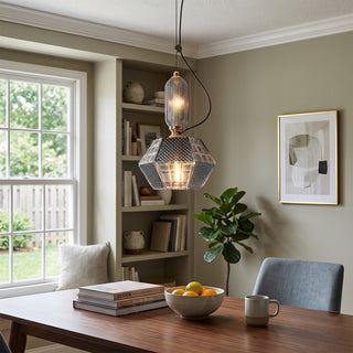 Prisma Smoked Glass Pendant Light