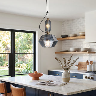 Prisma Smoked Glass Pendant Light