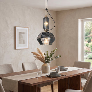 Prisma Smoked Glass Pendant Light
